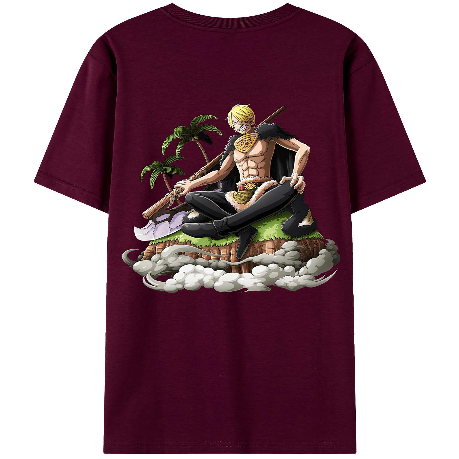 （画像用） ワンピース サンジ ONE PIECE Sanji レディース半袖Tシャツ(バックプリント)